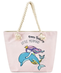 Designer Mermaid Canvas Tote Bag FC00637